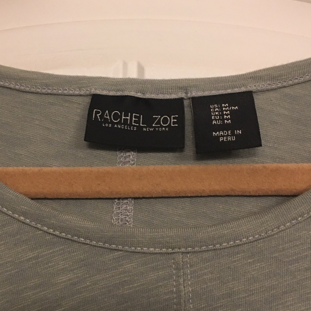 Rachel Zoe Sleeveless Light Green Top. Sz M - EUC! - Picture 2 of 5